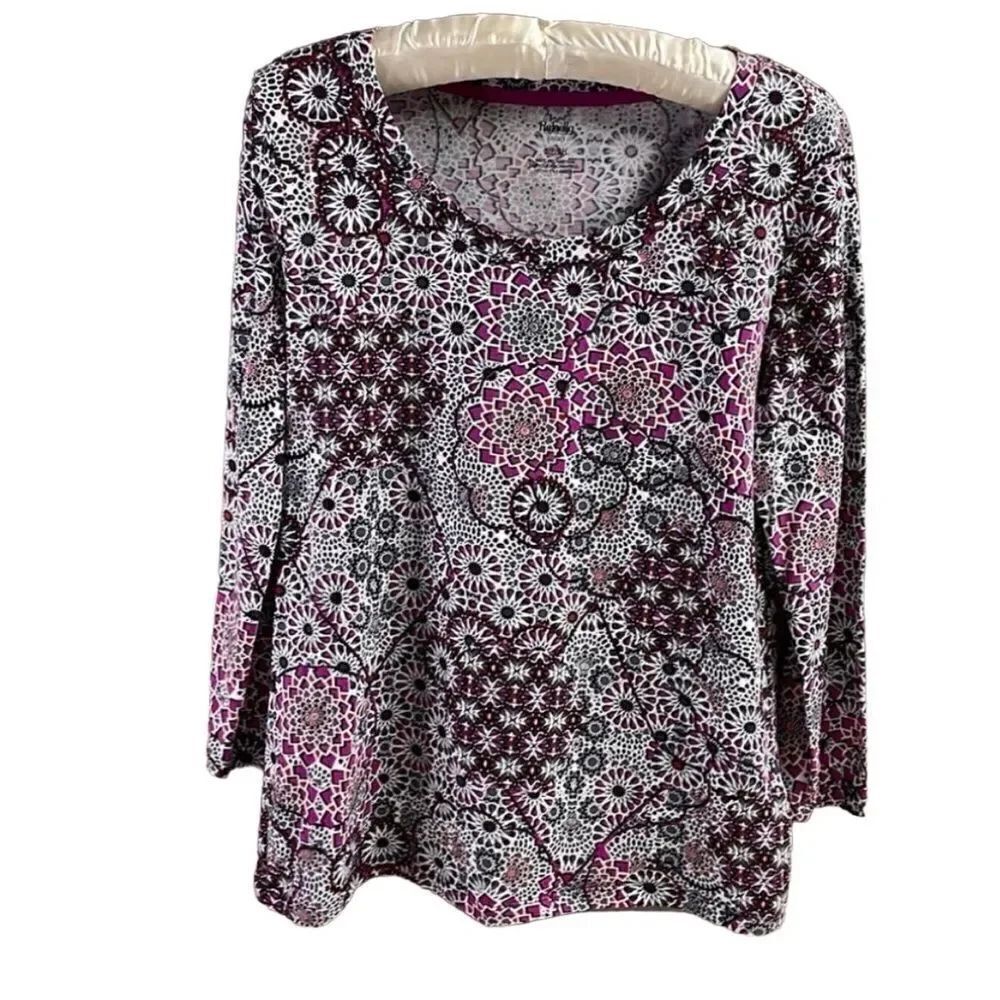 Rafaella Sport Ladies Scoop Neck Top, SizeāSmallāPetite